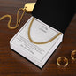 To My Husband - WBG - Cuban Chain