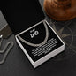 To My Dad - BLK-Cuban Link Chain