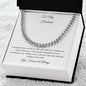 To My Husband - WBG - Cuban Chain