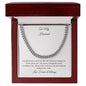 To My Husband - WBG - Cuban Chain