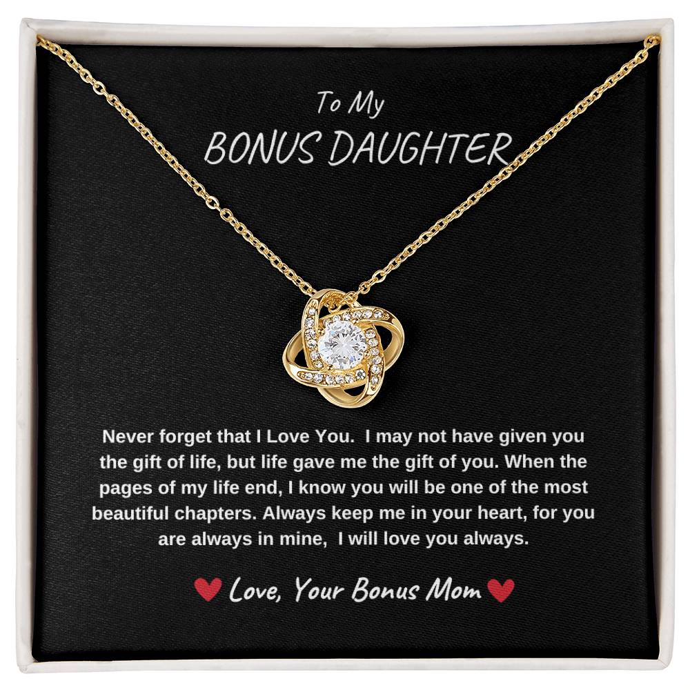 To My Bonus Daughter - Love Knot - BBG
