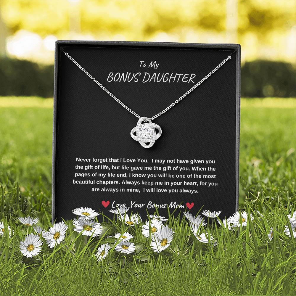 To My Bonus Daughter - Love Knot - BBG
