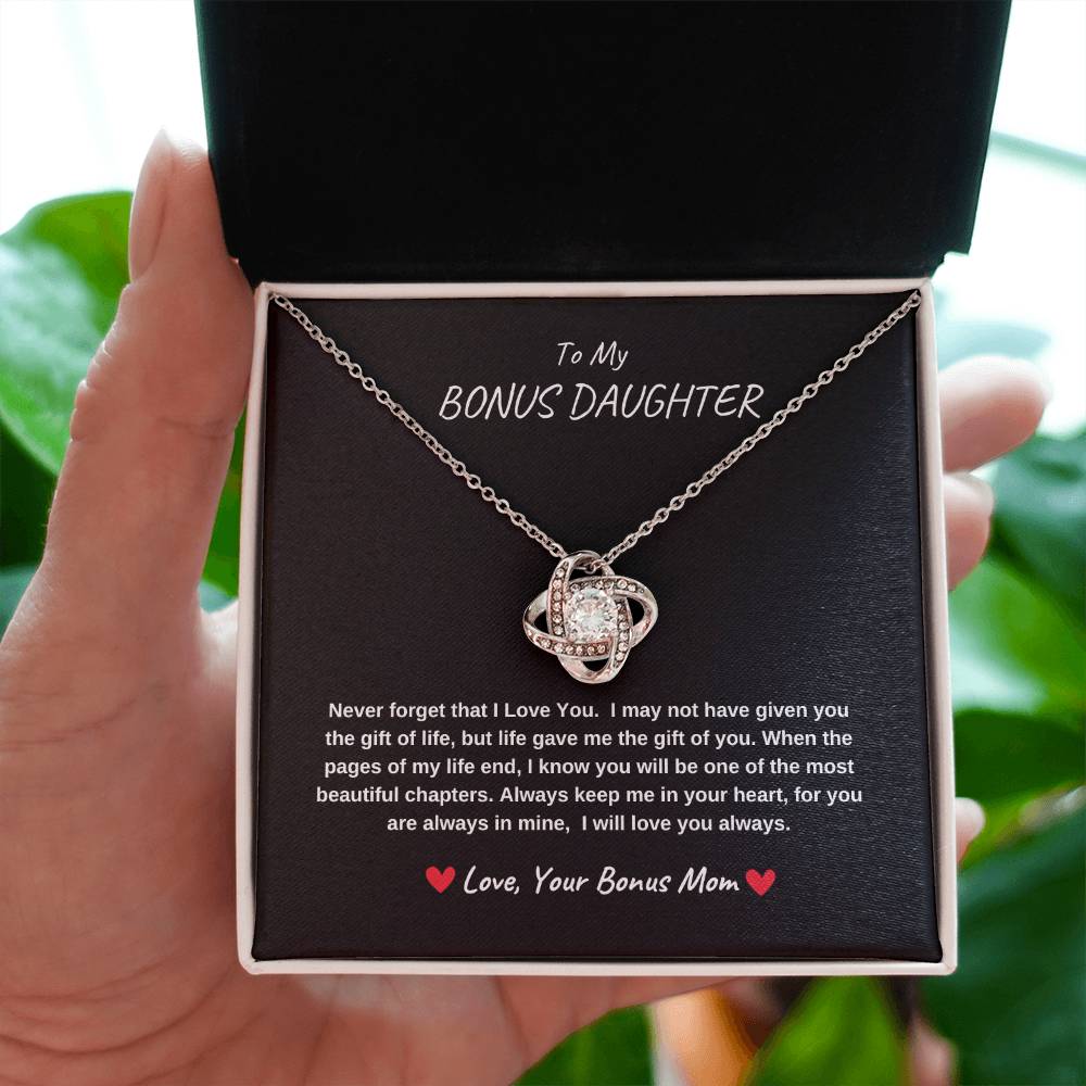 To My Bonus Daughter - Love Knot - BBG
