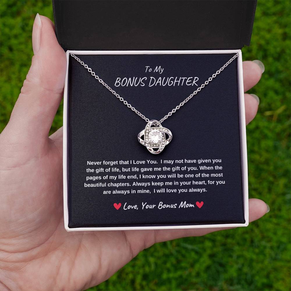 To My Bonus Daughter - Love Knot - BBG