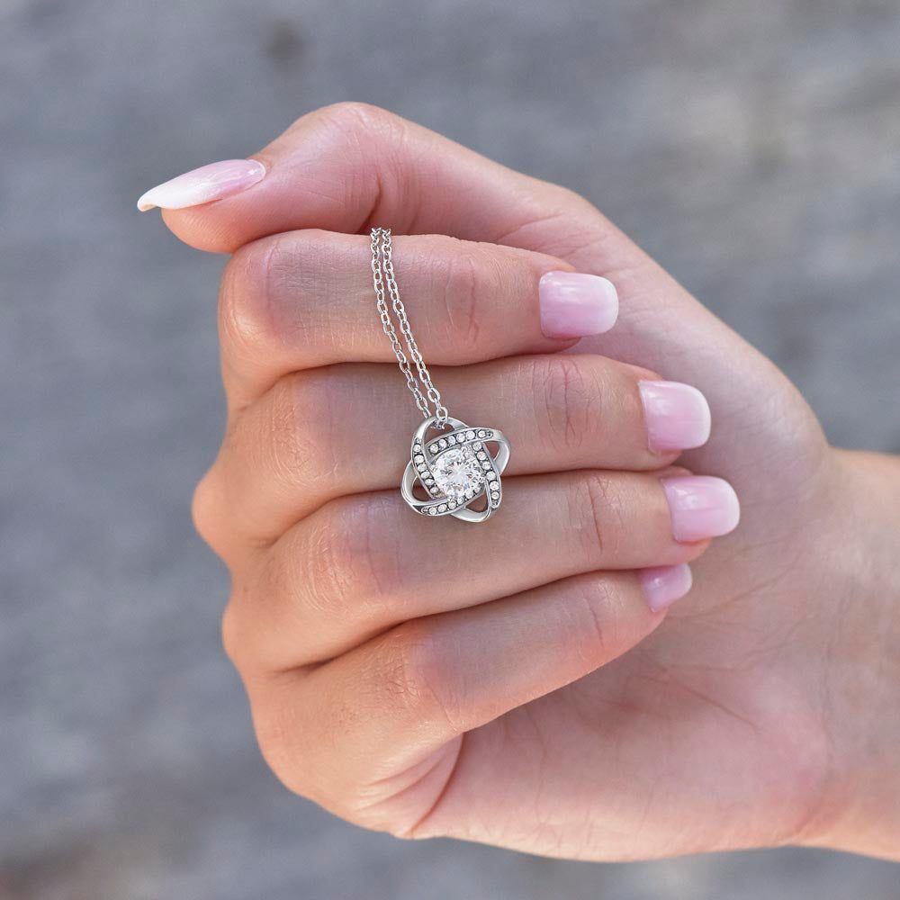 To My Badass Daughter |Love Knot Necklace