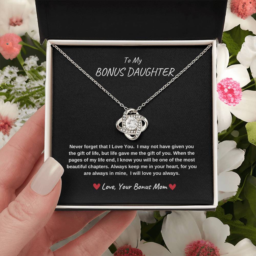 To My Bonus Daughter - Love Knot - BBG