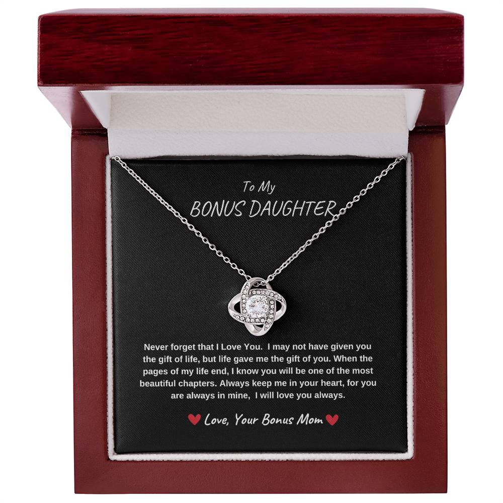 To My Bonus Daughter - Love Knot - BBG