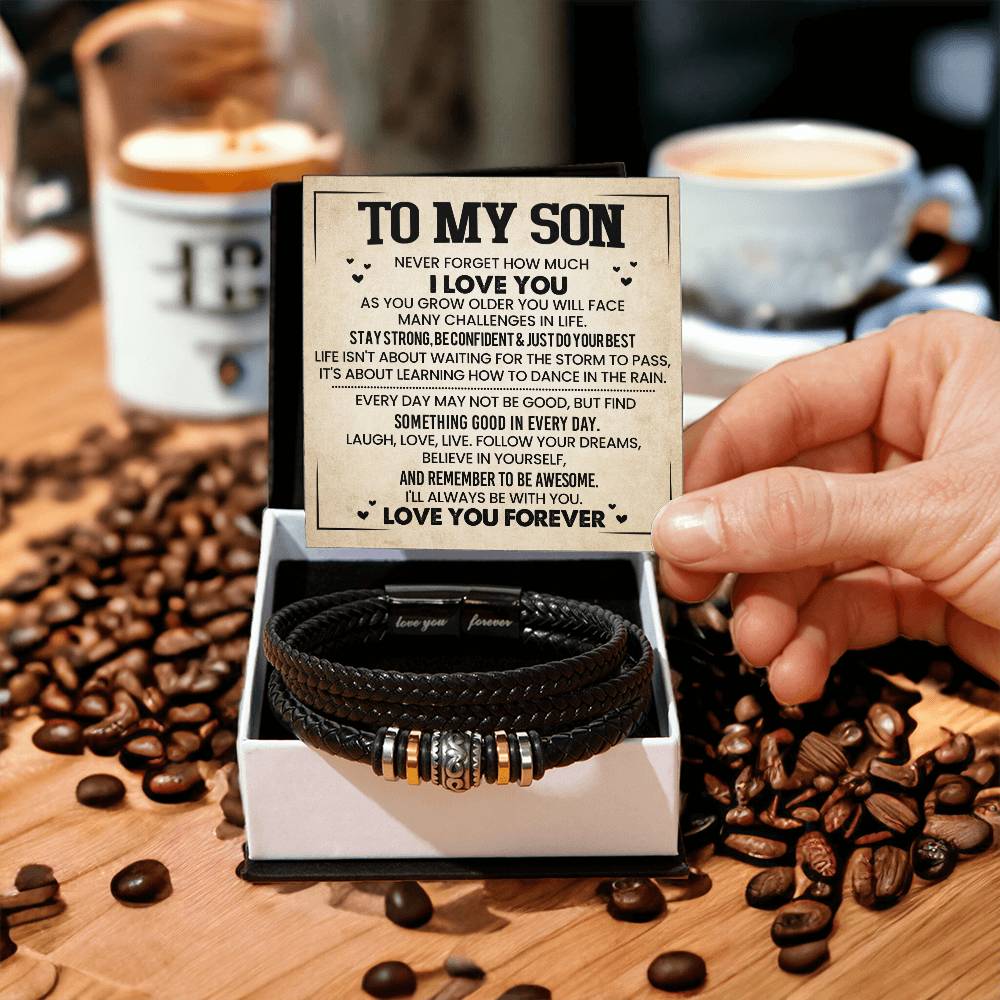 To My Son - Love You Forever Bracelet