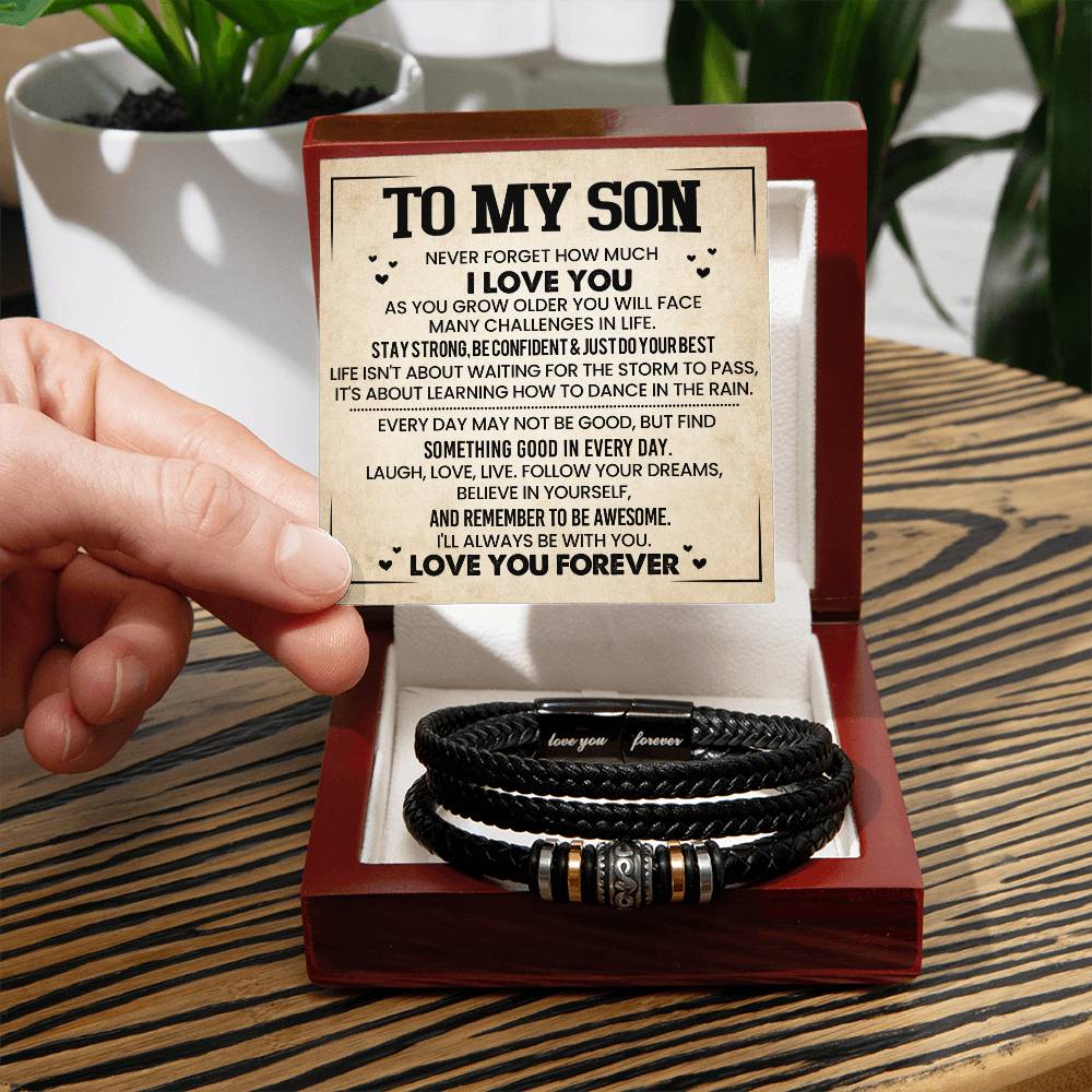 To My Son - Love You Forever Bracelet