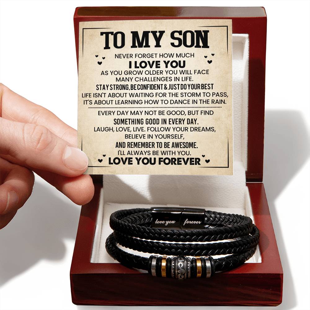 To My Son - Love You Forever Bracelet