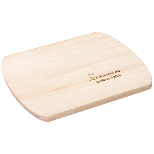 Personalized Family Name Wooden Cutting Board