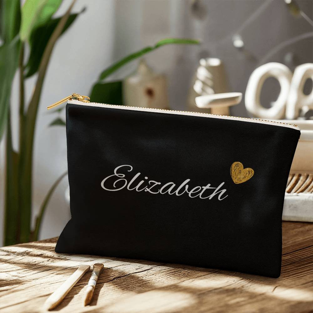 Personalized Zippered Pouch - Large