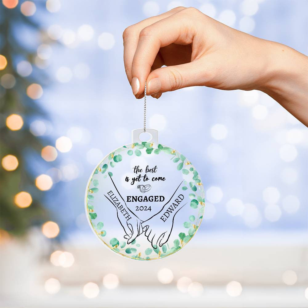 The Best is Yet to Come|Personalized Acrylic Ornament