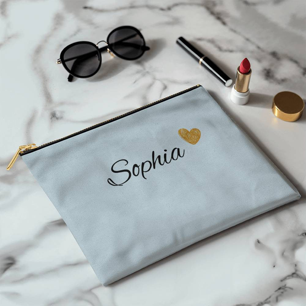 Personalized Zippered Pouch - Large