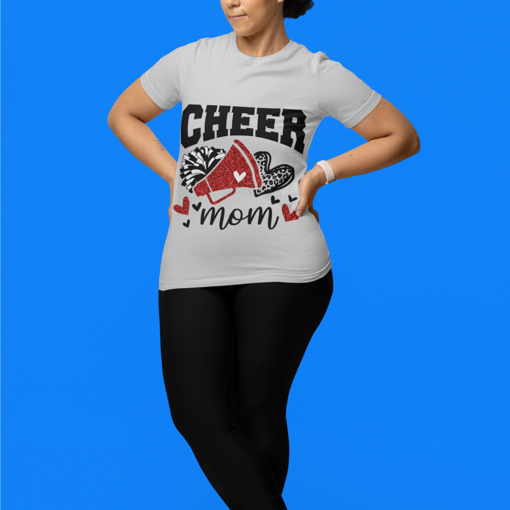 CHEER MOM - GLITTER | T-Shirt