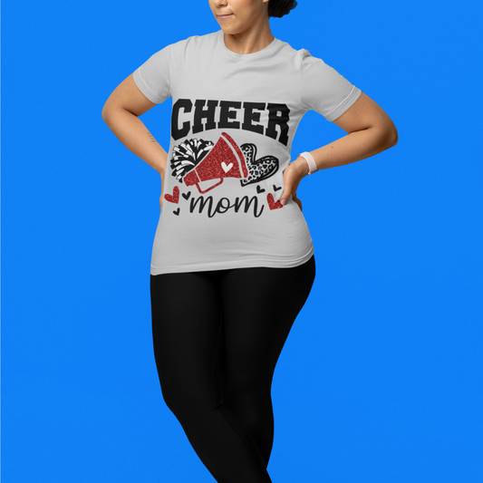 CHEER MOM - GLITTER | T-Shirt