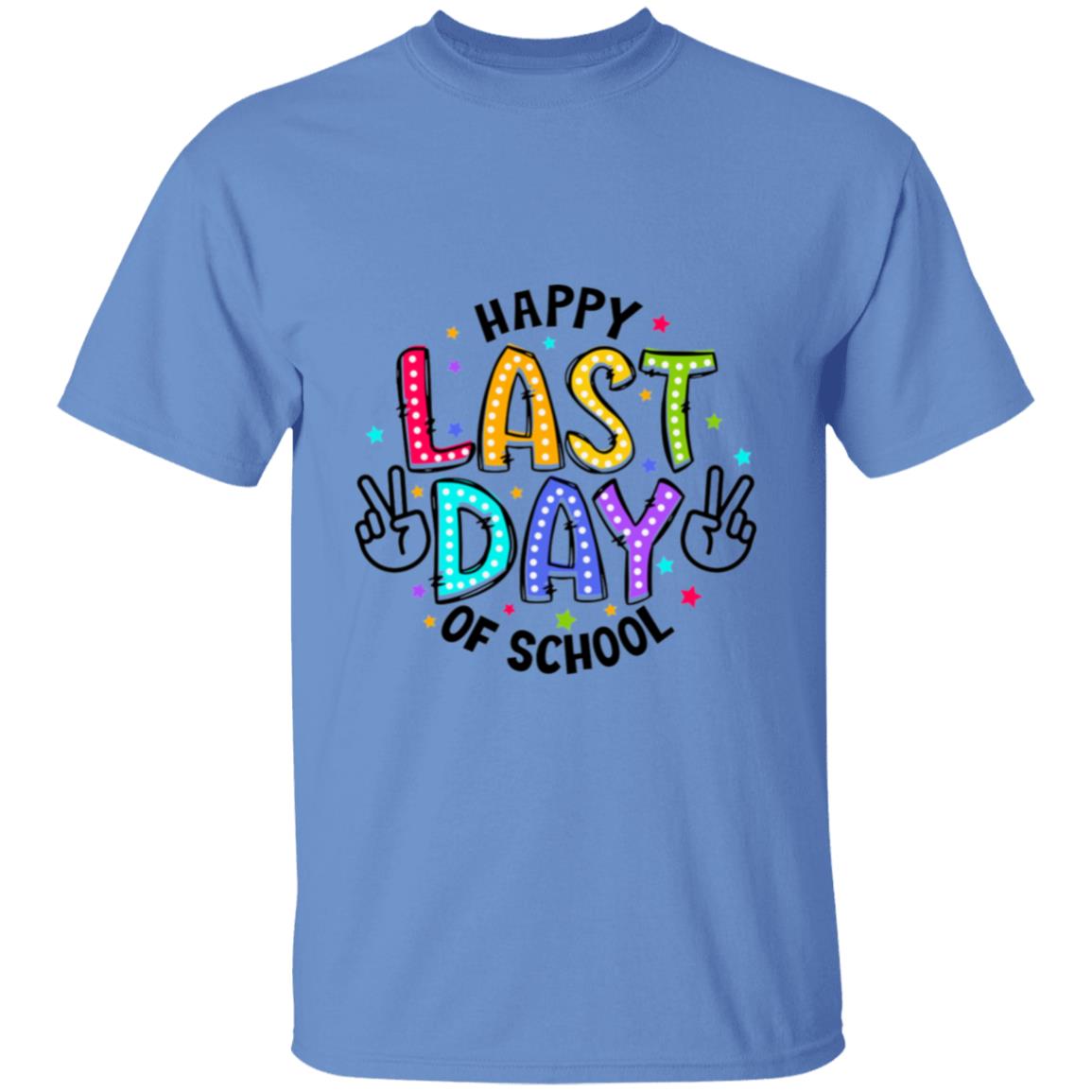 LAST DAY OF SCHOOL - BLK LTR |T-Shirt