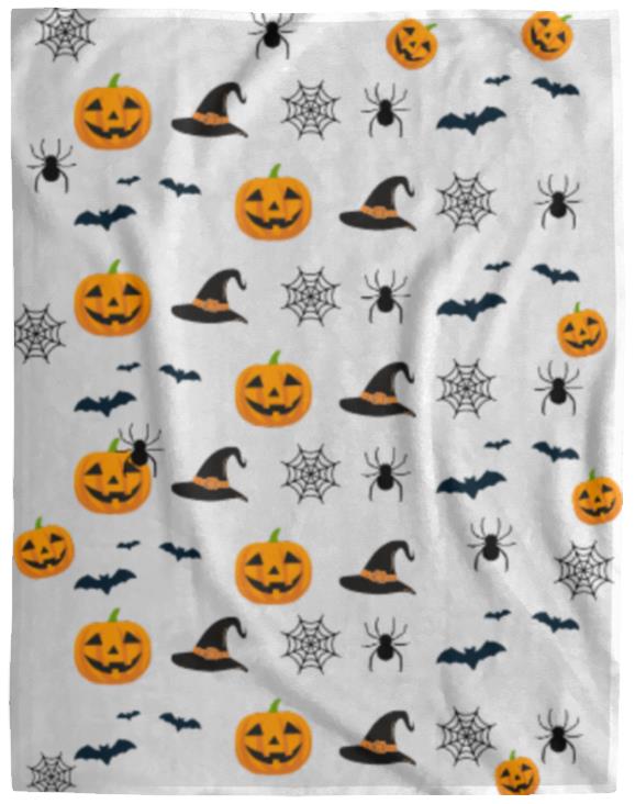 Halloween Pattern Blanket