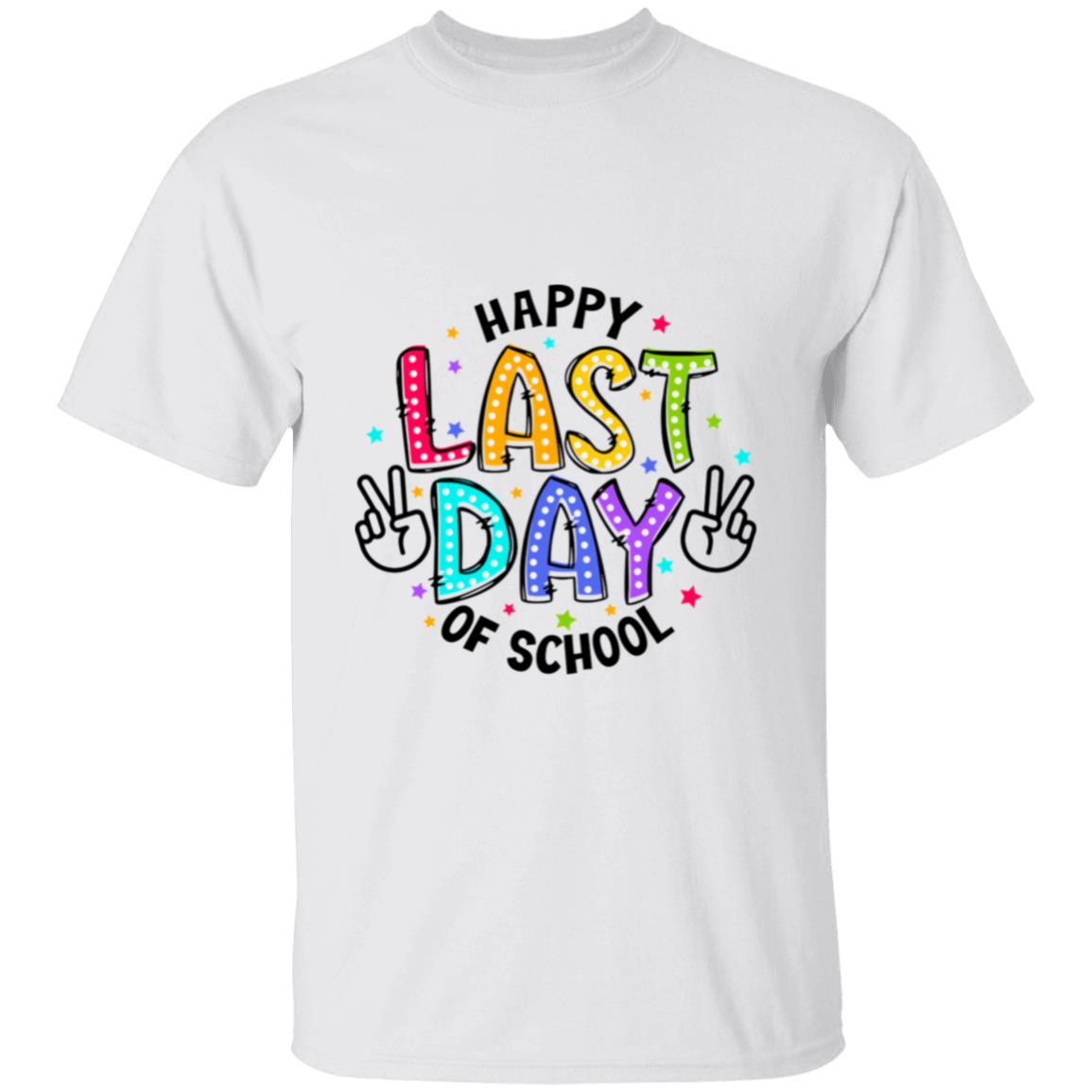 LAST DAY OF SCHOOL - BLK LTR |T-Shirt