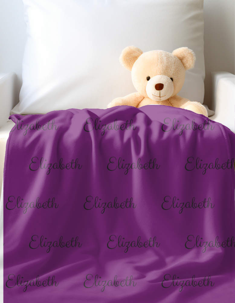 Personalized Fleece Blanket