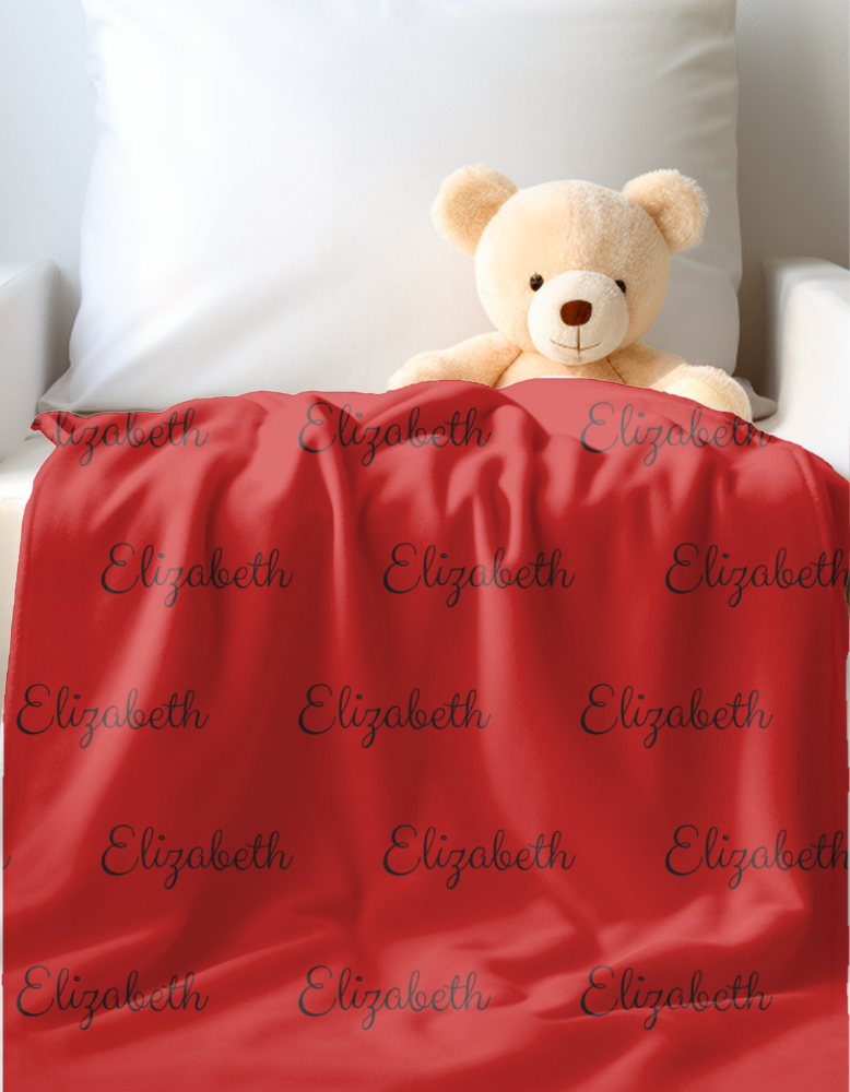 Personalized Fleece Blanket