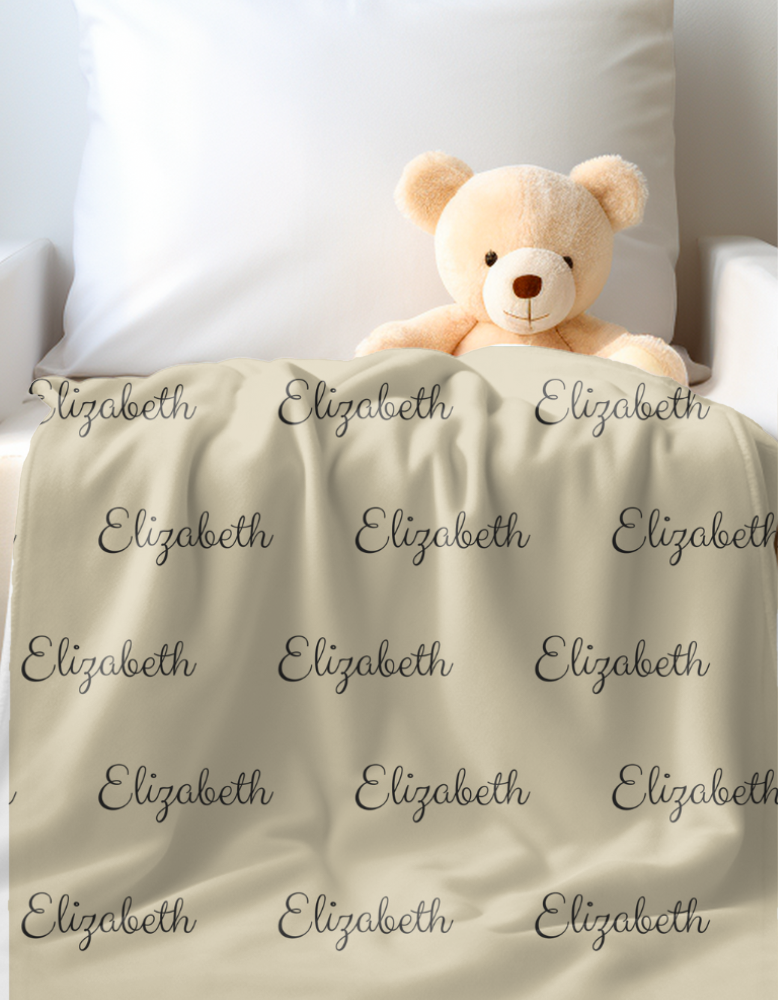 Personalized Fleece Blanket