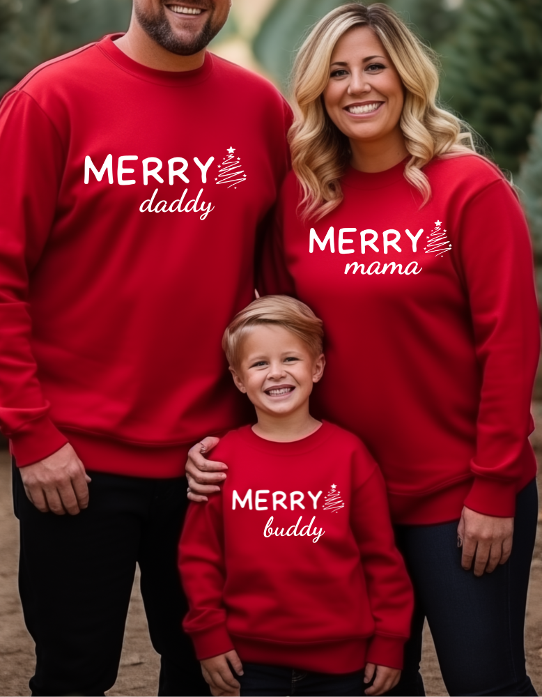 Personalized Family Christmas Sweatshirts