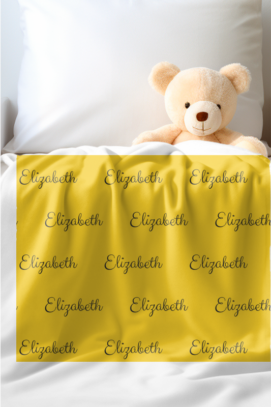 Personalized Fleece Blanket