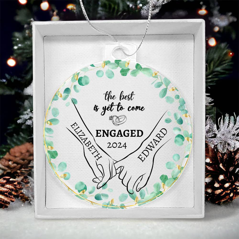 The Best is Yet to Come|Personalized Acrylic Ornament