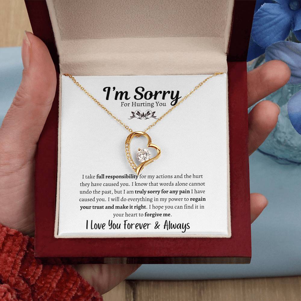 I'm Sorry For Hurting You | Forever Love Necklace