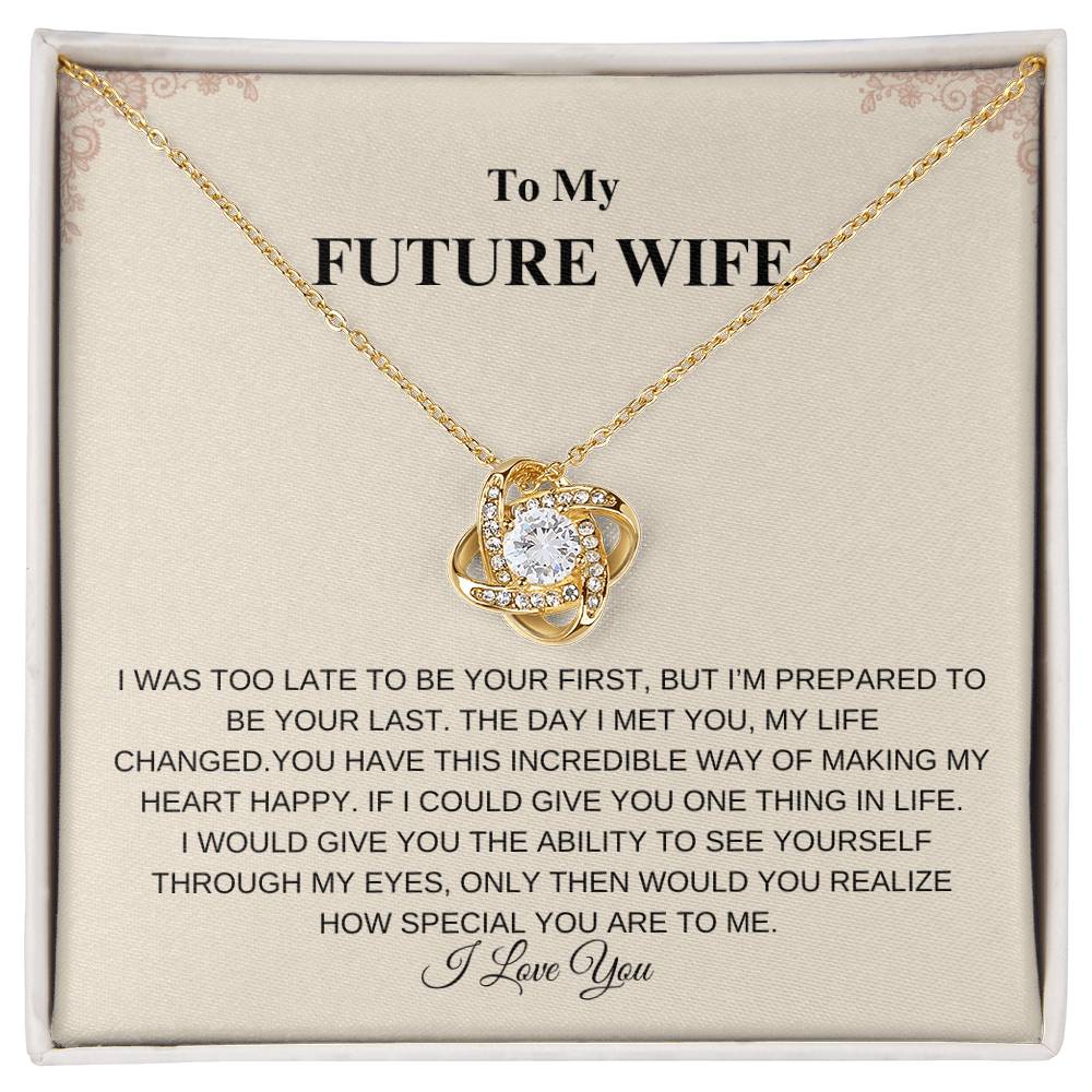 To My Future Wife | Love Knot Necklace