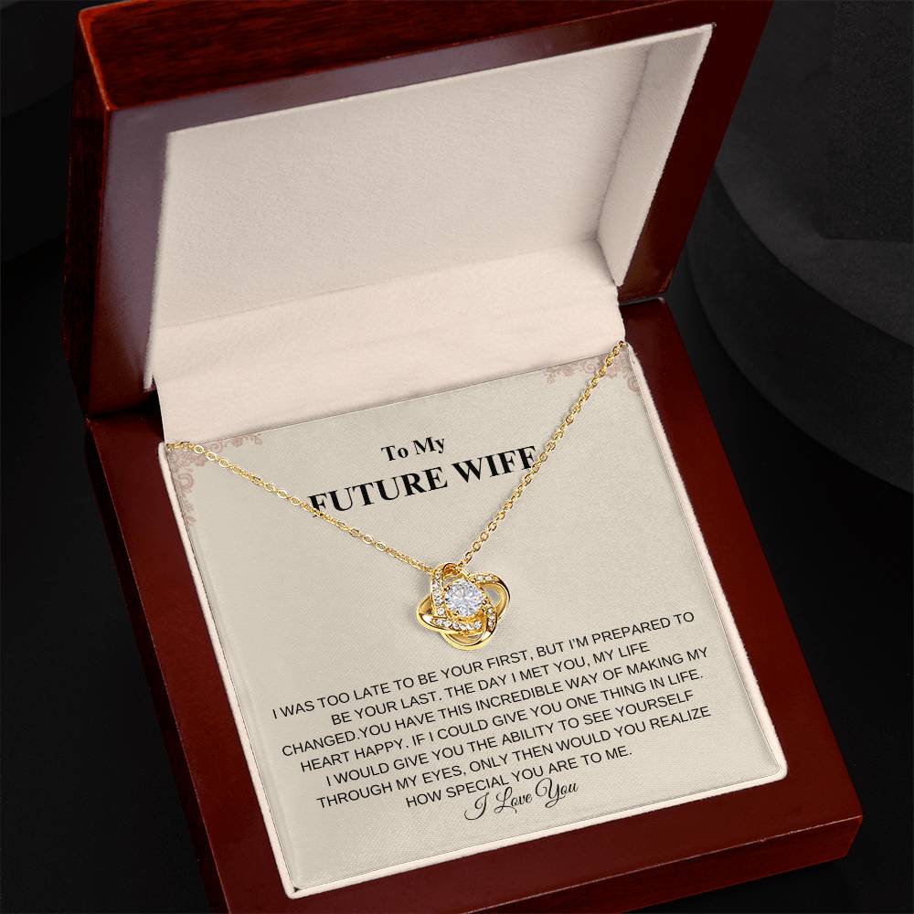 To My Future Wife | Love Knot Necklace