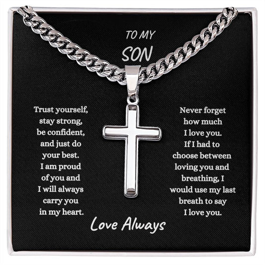 To My Son - BBG - Cross