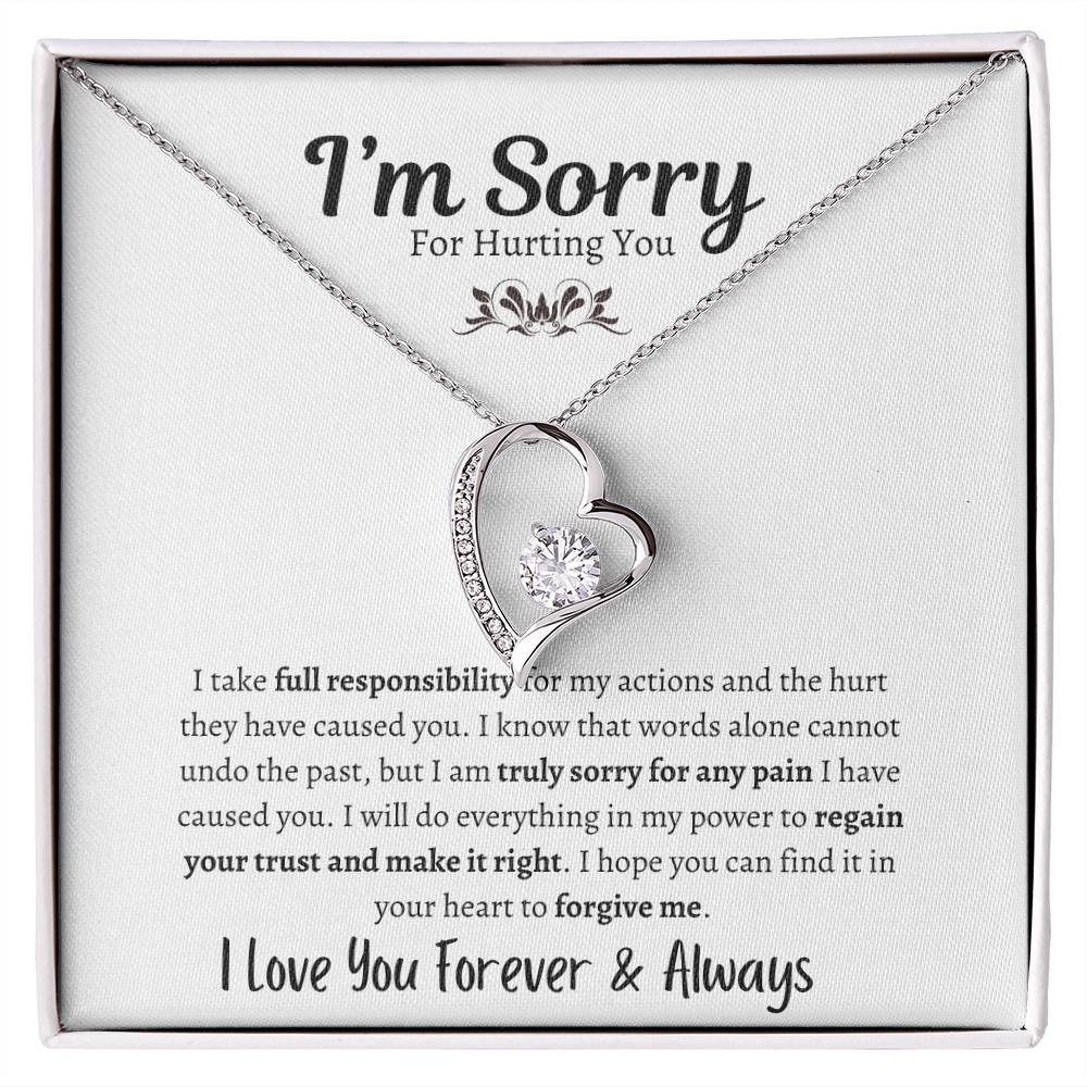 I'm Sorry For Hurting You | Forever Love Necklace