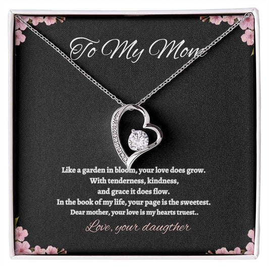 To My Mom | Forever Love Necklace & Message Card