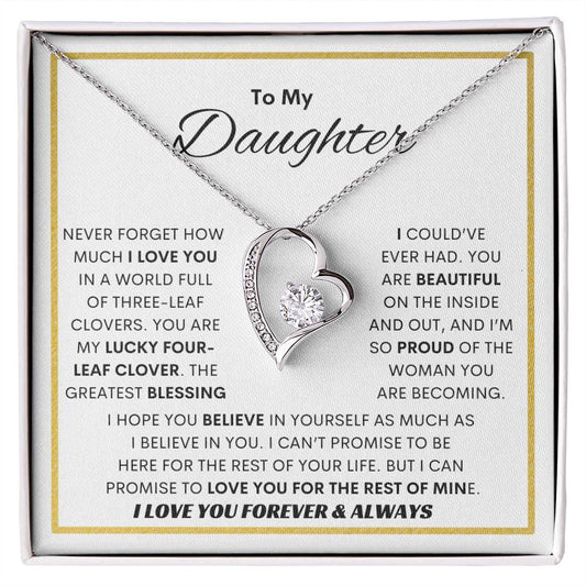 TO MY DAUGHTER| FOREVER LOVE - SQ GOLD