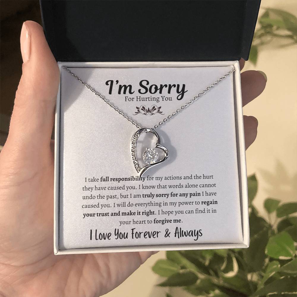 I'm Sorry For Hurting You | Forever Love Necklace