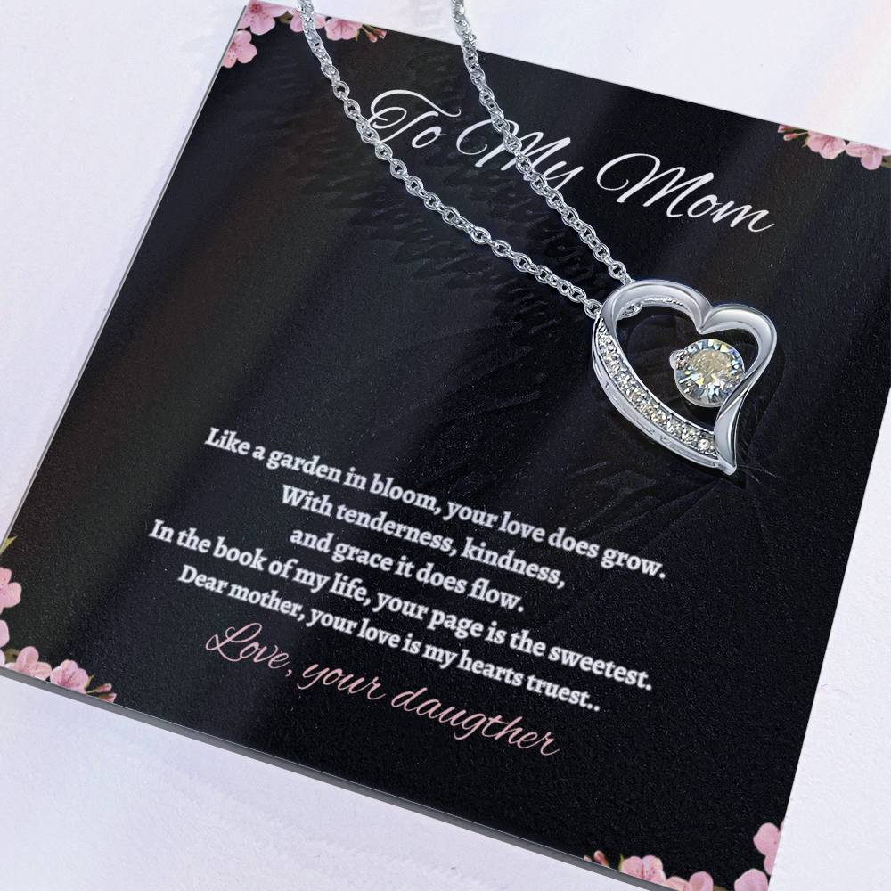 To My Mom | Forever Love Necklace & Message Card