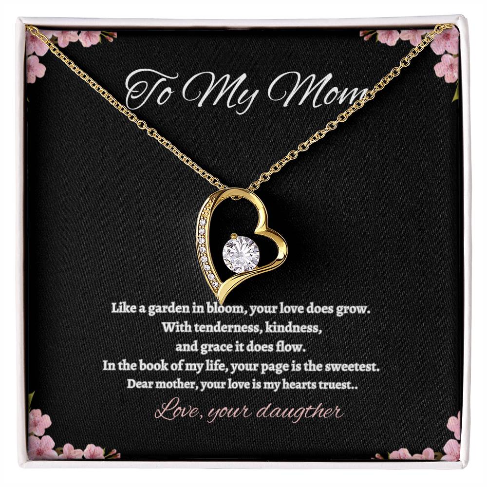 To My Mom | Forever Love Necklace & Message Card