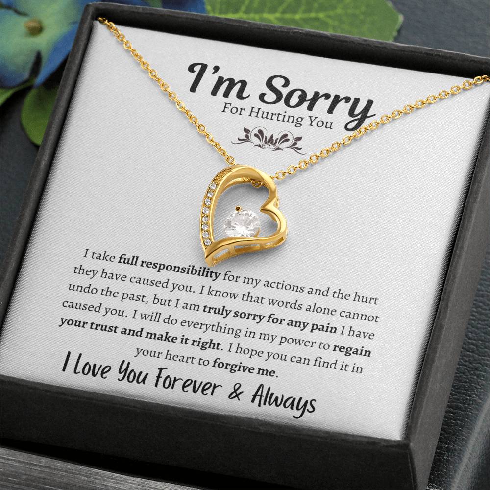 I'm Sorry For Hurting You | Forever Love Necklace