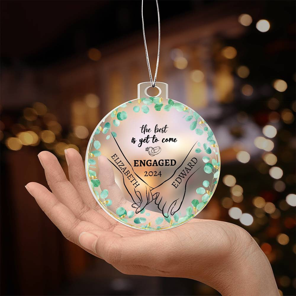 The Best is Yet to Come|Personalized Acrylic Ornament