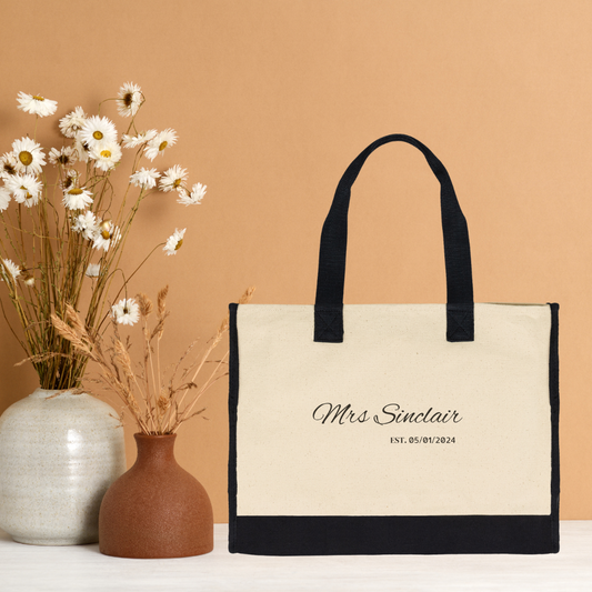 Personalized Bridal Tote