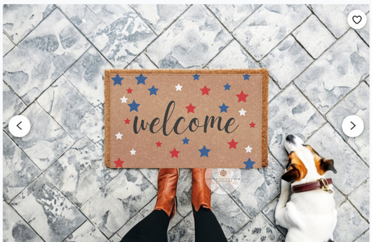 4th of July Indoor Doormat